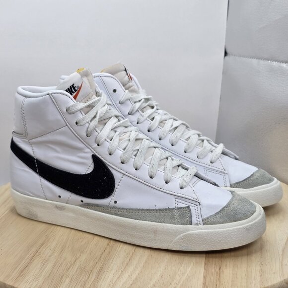 Nike Blazer Mid '77 women's Size 8.5 White Black Sail Sneakers Shoes BQ6806-100 - Picture 5 of 9